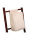 Storage Basket Fabric Beige 25x9x36cm 1pcs