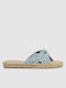 Silva Thelma Women's Flat Sandals in Blue Color