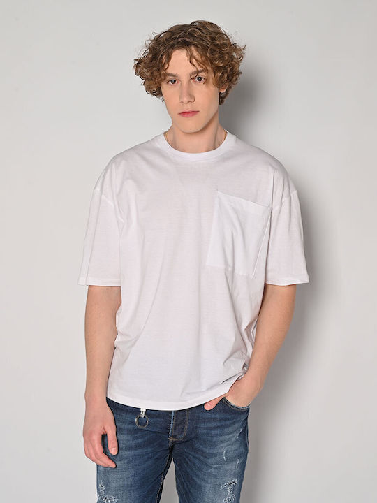 Brokers Jeans Herren T-Shirt Kurzarm White