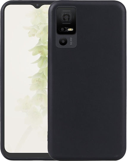 Tcl 40 Nxtpaper 5g Силиконов калъф Черен Tpu калъф за телефон Черен