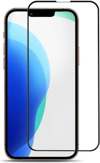 3D Full Glue Full Face Tempered Glass Μαύρο (iPhone 13 Pro Max)