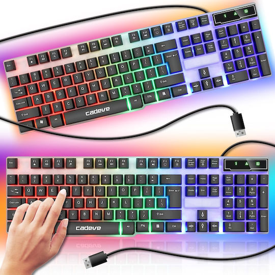 E203-2 Gaming Tastenfeld mit RGB-Beleuchtung (Englisch US)