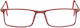 Lesebrille +3.75 in Rot Farbe 8777