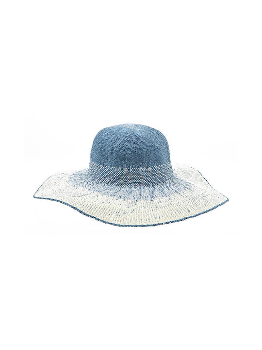 Verde Wicker Women's Hat Blue