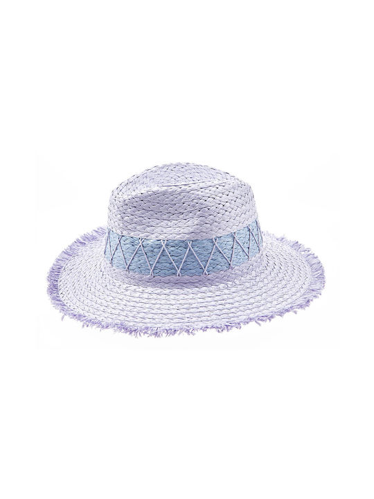 Verde Wicker Women's Hat Purple