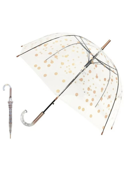 Smati Automat Umbrelă de ploaie Compact Transparentă