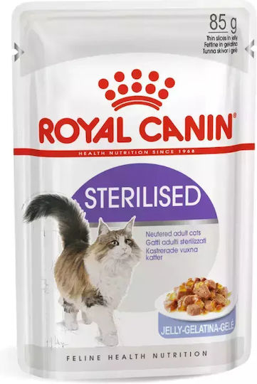 Royal Canin Sterilised Wet Food for Adult Cats in Pouches with Tuna 85gr