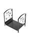 Strend Pro Lemn Raft Depozitare lemne 40x37x31cm Negru