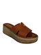Leather Women's Anatomic Sandals Tabac Brown