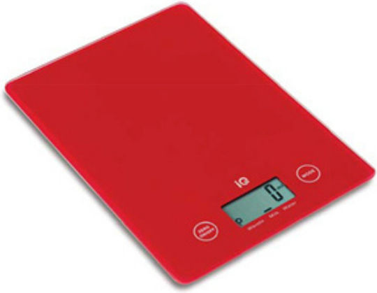 IQ Ψηφιακή Ζυγαριά Κουζίνας έως 5kg Κόκκινη