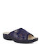 Damenplattformen Blau
