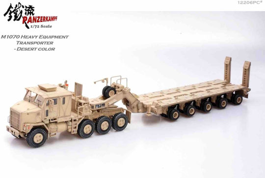 1/72 M1070 Tank Transporter M1000 Trailer Us Army Desert Camouflage
