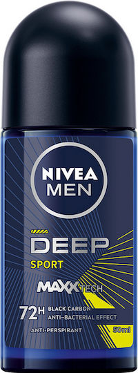 Nivea Men Deep Sport Αποσμητικό 72h σε Roll-On 50ml
