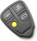 CarGuard Carcasă cheie auto cu lamă cu 4 butoane pentru Volvo