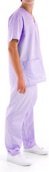 DS Wear Unisex Set Pantaloni și Bluza Medicală Lila DS Wear Unisex Set Pantaloni și Bluza Medicală Lila