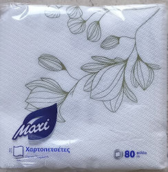 Maxi 80 Χαρτοπετσέτες Μονόφυλλες 5202505011382