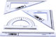Pratel Set von 4 geometrischen Instrumenten