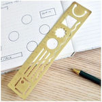 Kikkerland Ruler Metallic