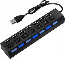 USB Хъб 7 Порта USB-A ZK16233QWS5 USB Хъб 7 Порта USB-A ZK16233QWS5