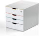 Durable Desktop Drawer White Varicolor