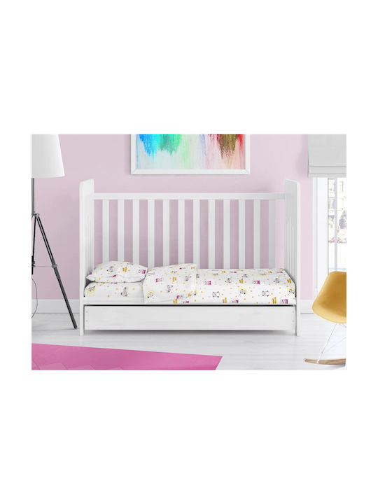 Dimcol Baby Duvet Cover Bebe Sweet Dreams White...