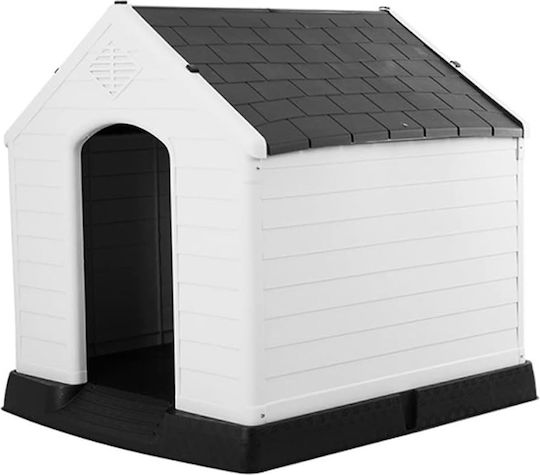 Nunbell Haustier Hundehütte Kunststoff Grau 78,5x81,5x87,7cm 34165