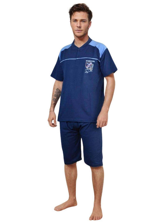 Rimoli Men's Summer Cotton Pajamas Set Rua