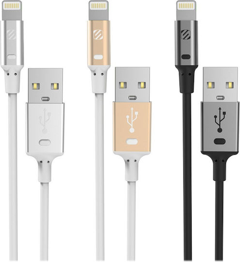 Scosche Regular USB-A la Cablu Lightning Auriu 1m (I2GDA)