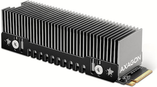 Axagon M.2 Ssd Passive Cooler Aluminum Gray