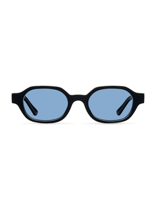 Meller Sunglasses with Black Plastic Frame and Light Blue Polarized Lens CU-TUTSEA