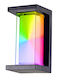 Стенни Външни Осветителни Тела LED IP65 20W с RGB Светлина 14x14см