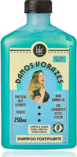 Lola Cosmetics Danos Vorazes Sampon De Par Strălucire Pentru Păr Deteriorat 250ml
