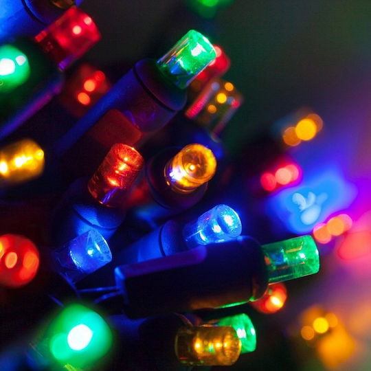 180 Λαμπάκια LED 9μ. Πολύχρωμα σε Σειρά