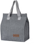 Sidirela Insulated Shoulder Bag Gray L23 X W15 X H26cm E-4125