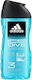 adidas Ice Dive 3-in-1 Αφρόλουτρο σε Gel για Άνδρες για Θρέψη 250ml