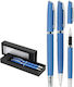 Wellingtton Wellington Σετ Στυλό Rollerball Μπλε