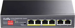 Cudy GS1006P Unmanaged L2 PoE+ Switch with 6 Gigabit (1Gbps) Ethernet Ports