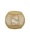 Stool For Living Room Wicker Wanar Natural 44x44x32cm