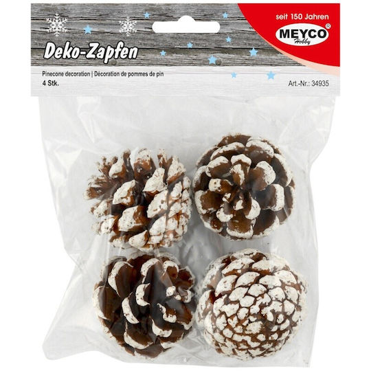 Meyco Weihnachtsdekoration Kiefer 4Stück