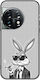 Swag Collection Bunny Oneplus 11 5g Black Tpu Μαύρη Σιλικόνη