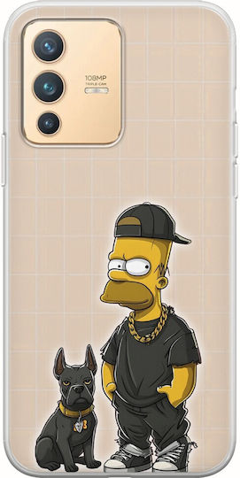 Colectia Swag Simpson Vivo V23 5g Husa flexibila din silicon transparent TPU