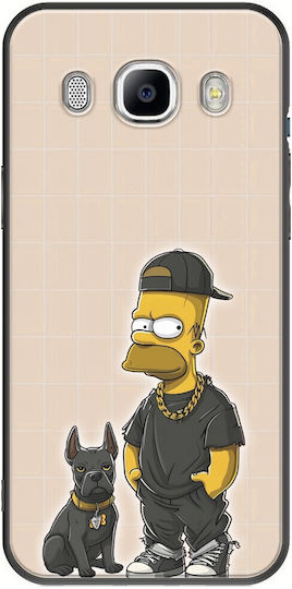 Swag Collection Simpson Samsung Galaxy J5 2016 Black Tpu Black Silicone