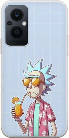 Swag колекция Rick Oppo Reno 8 Lite гъвкав TPU прозрачен силикон
