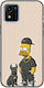 Colectia Swag Simpson Vivo Y01 Negru Tpu Silicon Negru