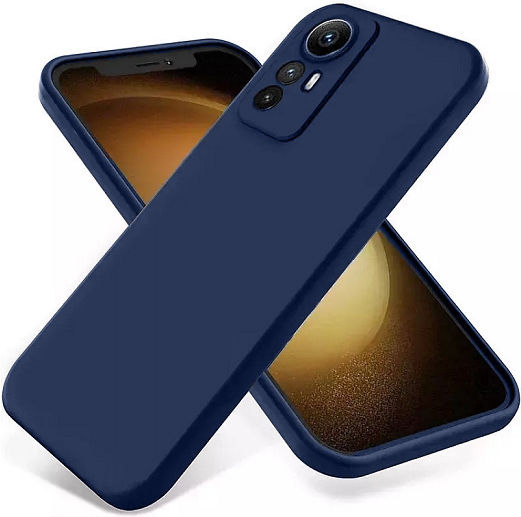Soft Back Cover Σιλικόνης 2mm Navy Μπλε (Redmi Note 12S)
