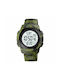 Skmei Digital Watch Battery with Rubber Strap Army Green