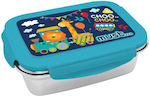 Must Τρενάκι Με Ζωάκια Stainless Steel Kids' Food Container Blue