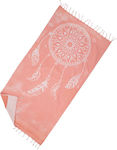 Dream Catcher Beach Towel Pink 180x90cm.