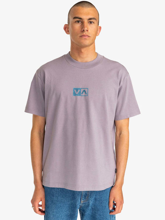 RVCA Ανδρικό T-shirt Κοντομάνικο Gray