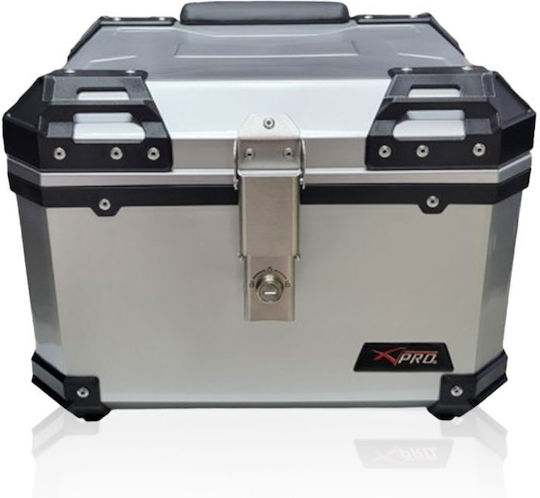 A-Pro Мотоциклетен Куфар 40л Сребрист